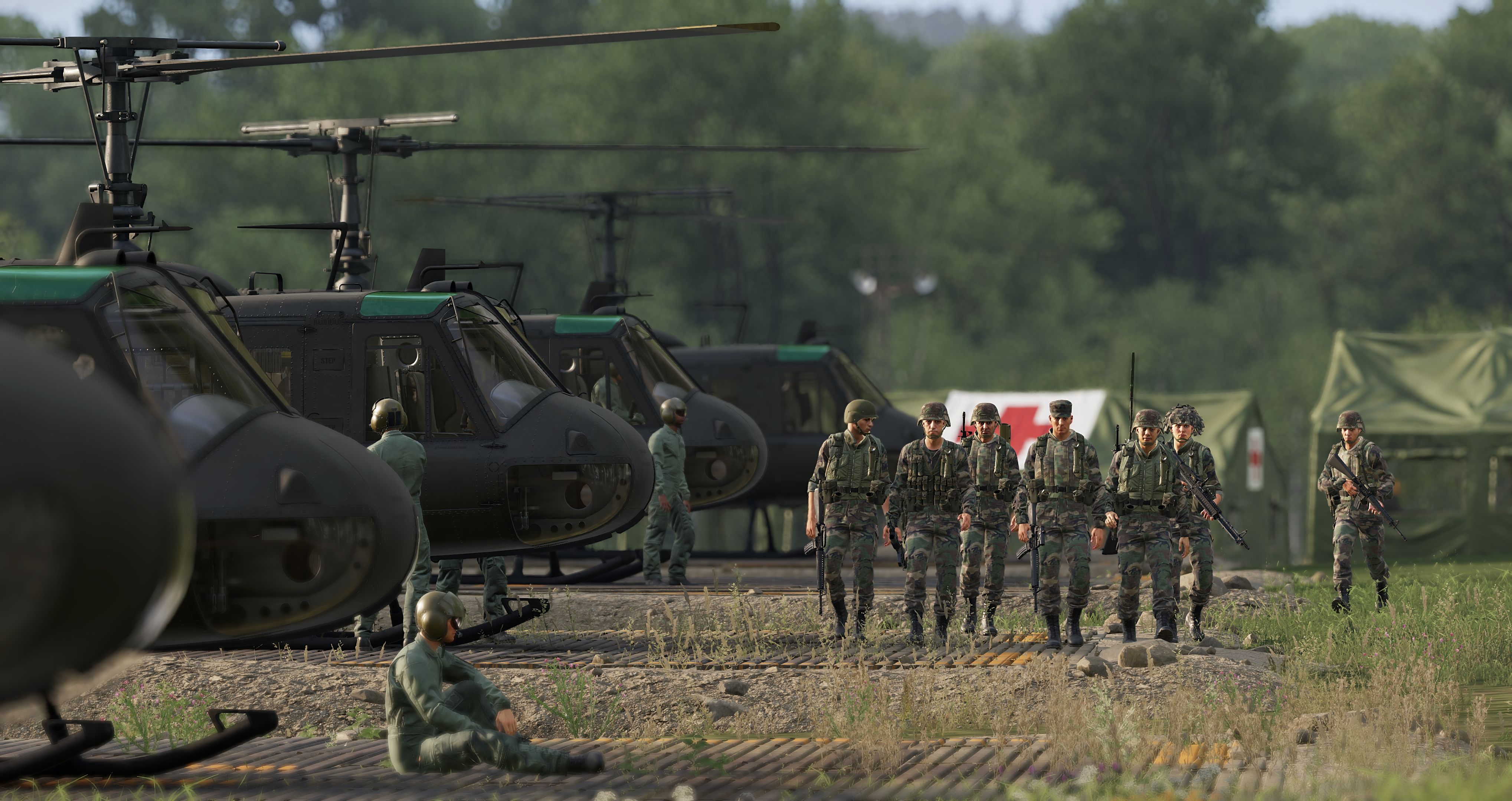 Авиационная поддержка в Arma Reforger